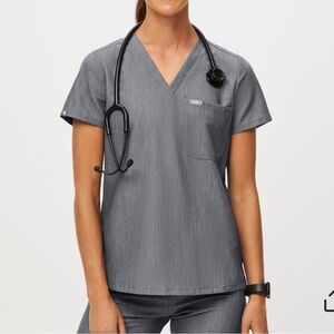 Graphite Catarina Scrub Top